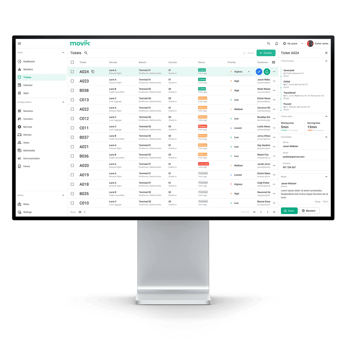 Backoffice Control